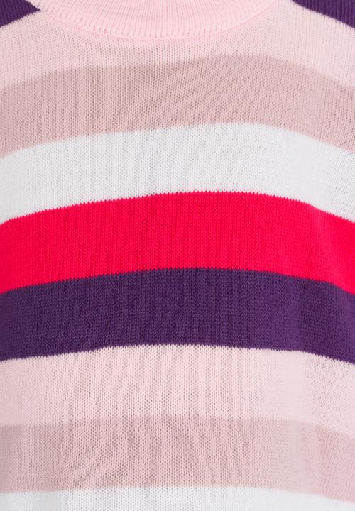 See-Saw - Stripe Jersey Mid Pink