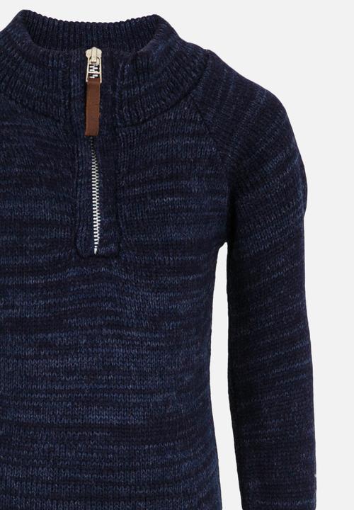 See-Saw - Zip Detail Pullover Navy