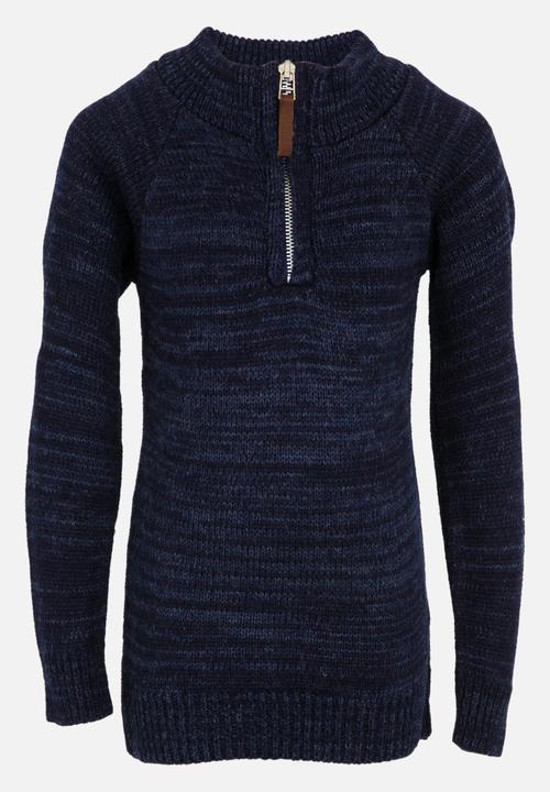 See-Saw - Zip Detail Pullover Navy