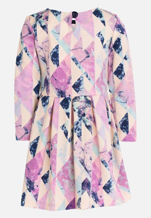 See-Saw - Fit and Flare Dress Pale Pink