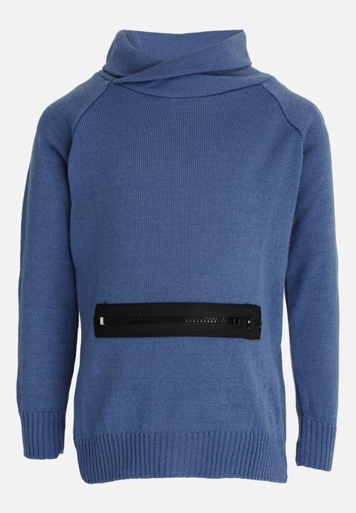 See-Saw - Jersey with Zip Dark Blue