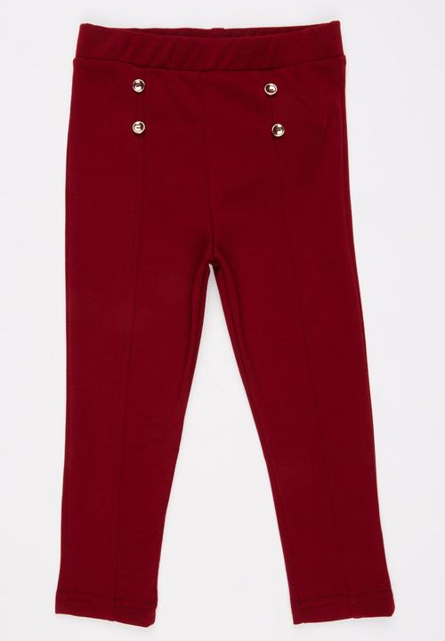 See-Saw - Ponti Legging Dark Red