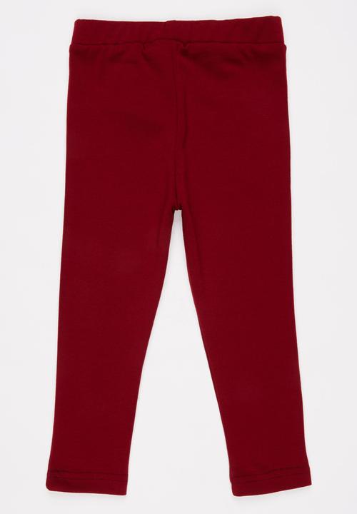 See-Saw - Ponti Legging Dark Red