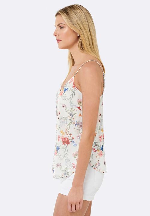 Forever New (Spree) - Anita Button Up Cami Multi-colour