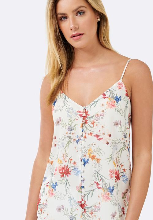 Forever New (Spree) - Anita Button Up Cami Multi-colour