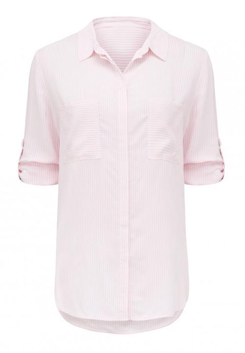 Forever New (Spree) - Mabel Stripe Shirt Pale Pink