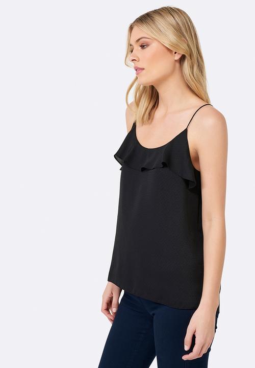Forever New (Spree) - Viola Frill Cami Black