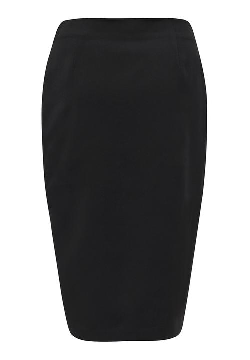 Forever New (Spree) - Alexi Lace-up Pencil Skirt Black