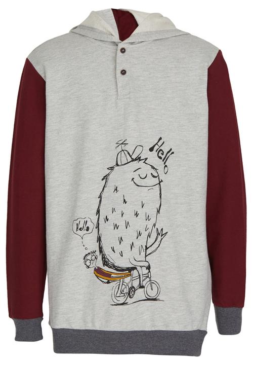 Soobe - Boys Printed Hoody Grey