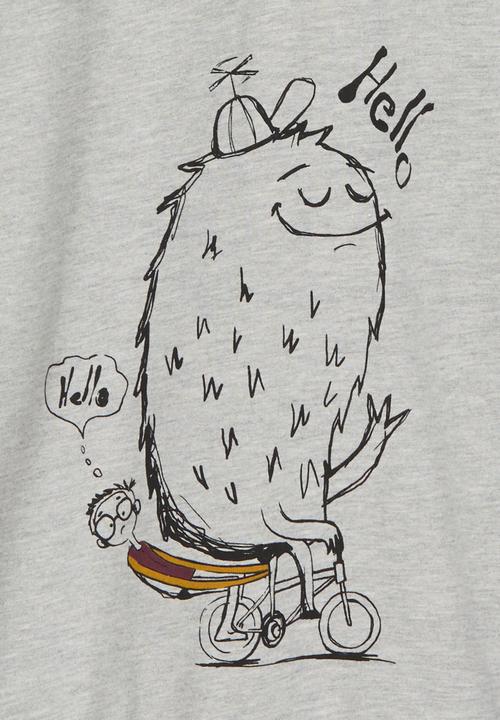 Soobe - Boys Printed Hoody Grey