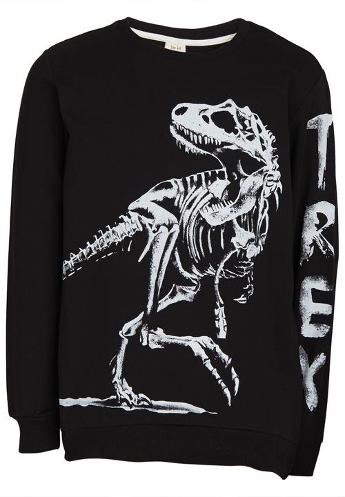 Soobe - Boys Printed Sweat Top Black