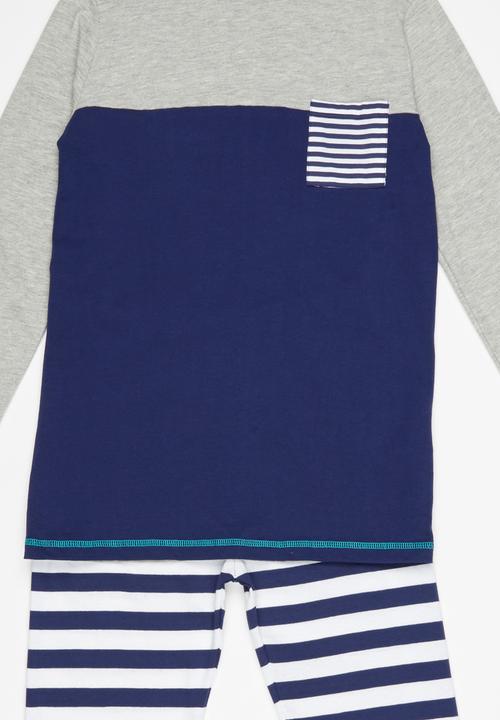 Soobe - Boys Pajamas Set Grey