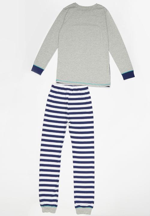 Soobe - Boys Pajamas Set Grey