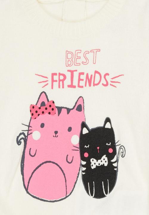 Soobe - Girls Printed Tee Milk