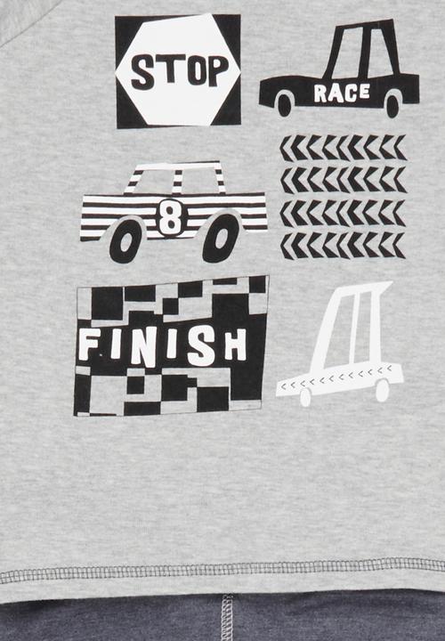 Soobe - Boys Pajamas Set Grey