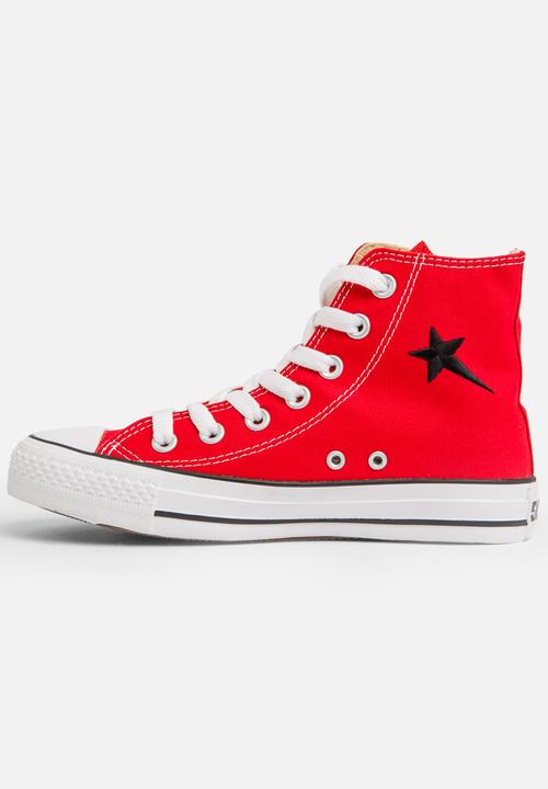 SOVIET - Hi-top Sneaker Red