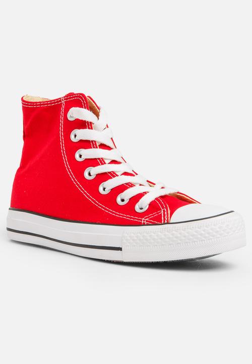 SOVIET - Hi-top Sneaker Red