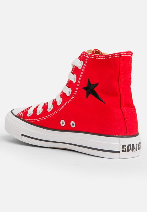 SOVIET - Hi-top Sneaker Red
