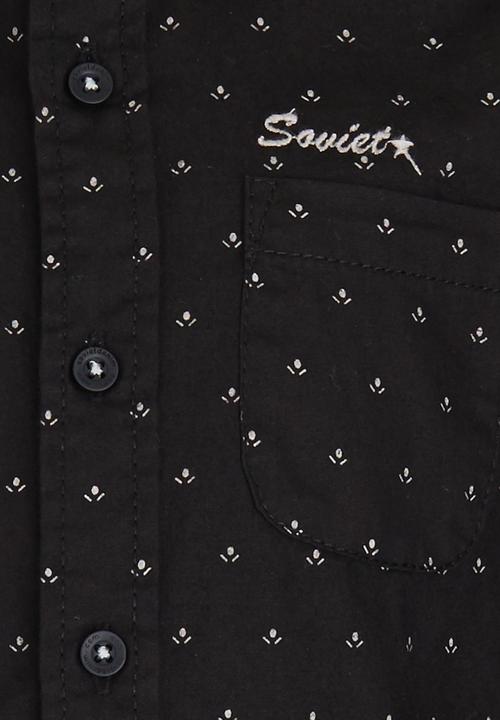 SOVIET - Dorian Shirt Black
