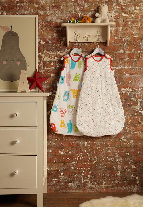 The Gro Company - Grobag Twin Pack Spotty Bear Multi-colour