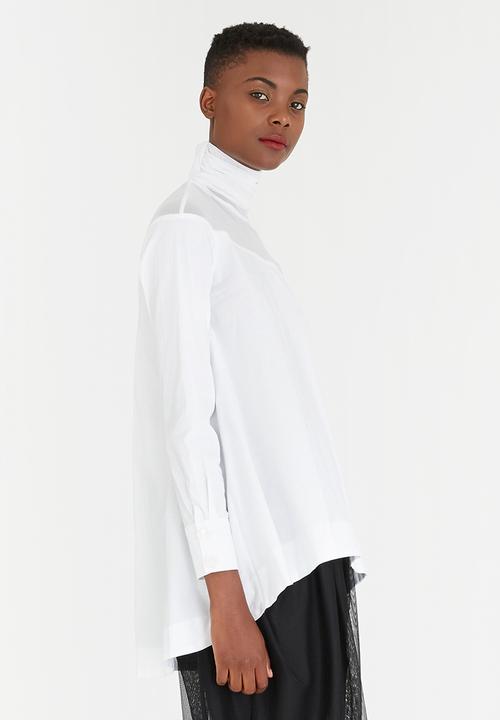 Leigh Schubert - Edwin Trapeze Shirt White