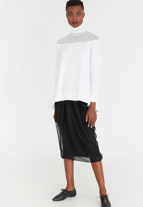 Leigh Schubert - Edwin Trapeze Shirt White