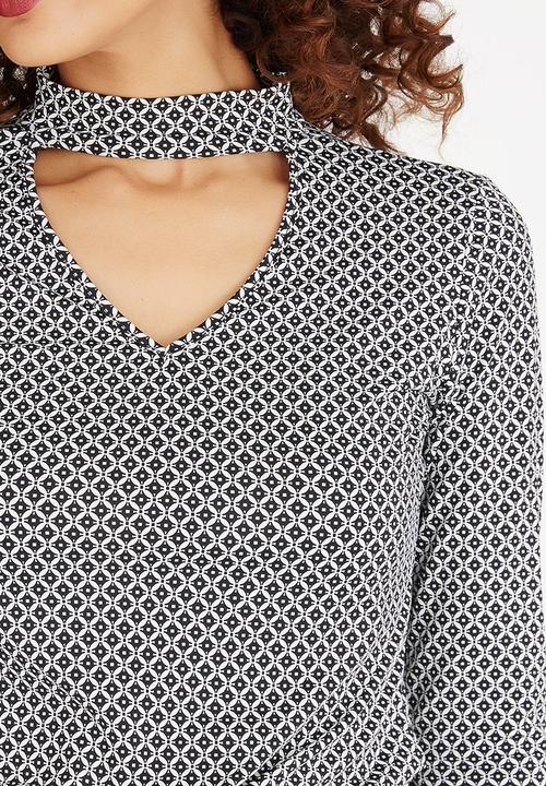 edit - Choker Top Multi-colour