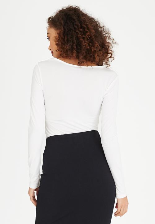 edit - Cowl Neck Top Cream