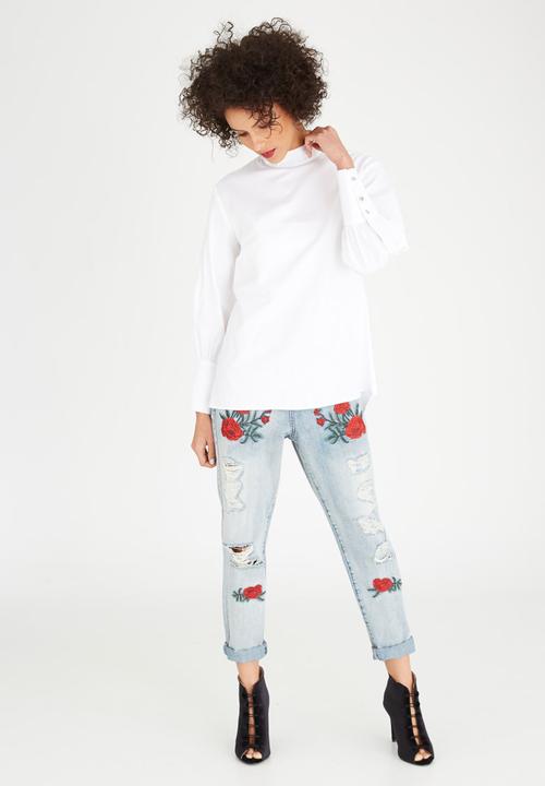 STYLE REPUBLIC - Structured Blouse White