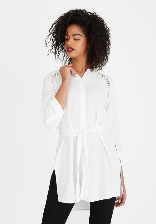 Vero Moda - Blossom Long Sleeve Shirt White