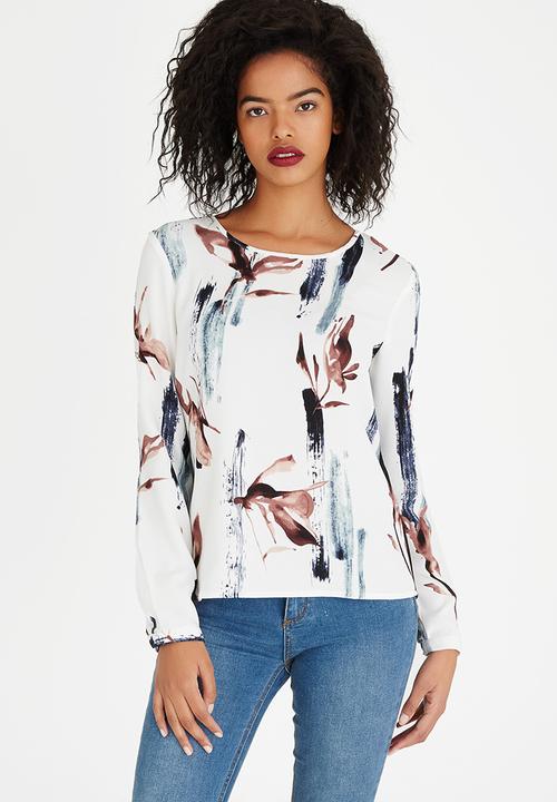 Vero Moda - Opal Long Sleeve Top Off White