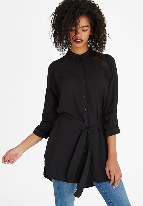 Vero Moda - Blossom Long Sleeve Shirt Black