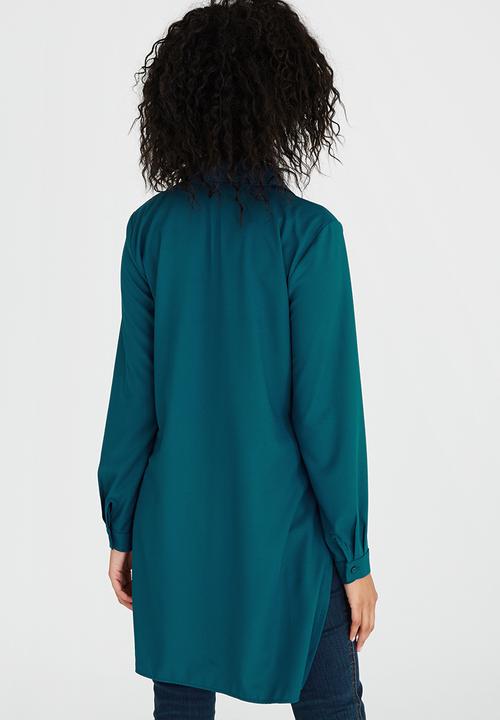 edit - Longer Length Shirt Turquoise
