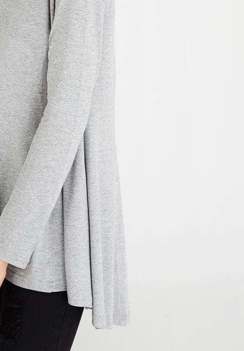 c(inch) - High Low Top Grey Melange