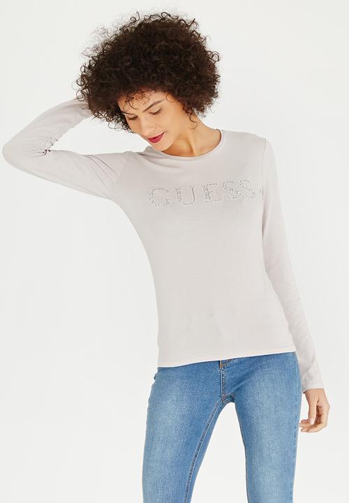 GUESS - Guess Triangle Embellished Logo R3 Pale Grey