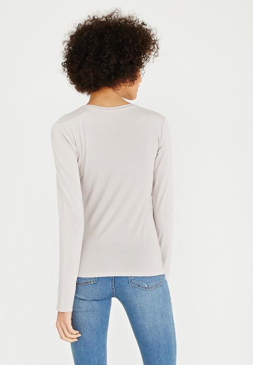 GUESS - Guess Triangle Embellished Logo R3 Pale Grey