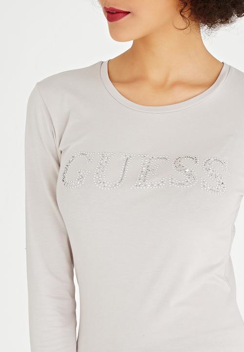 GUESS - Guess Triangle Embellished Logo R3 Pale Grey