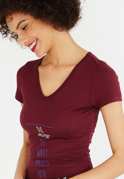 SOVIET - Hafren Tee Maroon