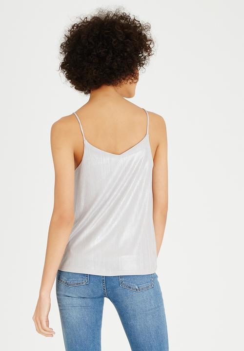 Kate Jordan - Shimmer Cami Vest Silver