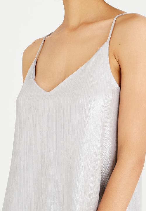 Kate Jordan - Shimmer Cami Vest Silver