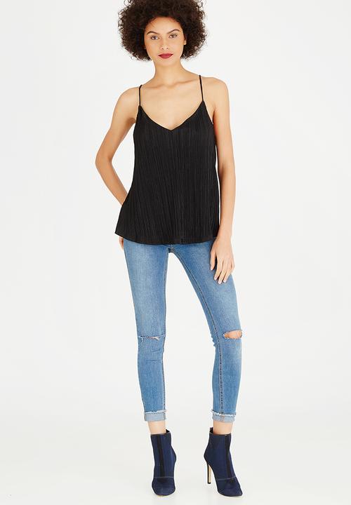 Kate Jordan - Shimmer Cami Vest Black
