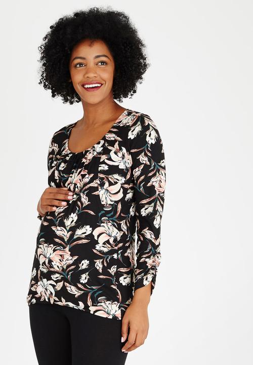 Me-a-mama - Secret Feeder Top Multi-colour