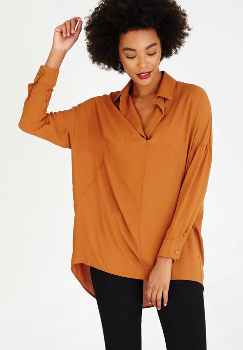 STYLE REPUBLIC - Oversized Blouse Tan