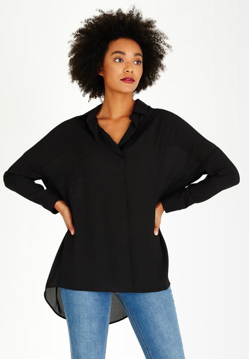 STYLE REPUBLIC - Oversized Blouse Black