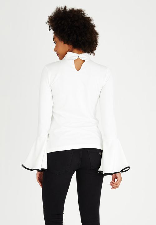 STYLE REPUBLIC - Bell Sleeve Top White