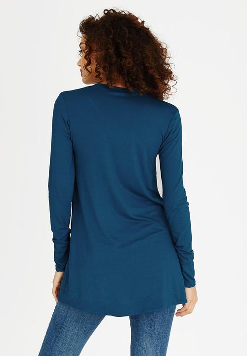 edit - V-neck Tunic Turquoise