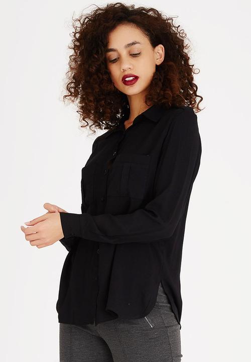 edit - Utility Blouse Black