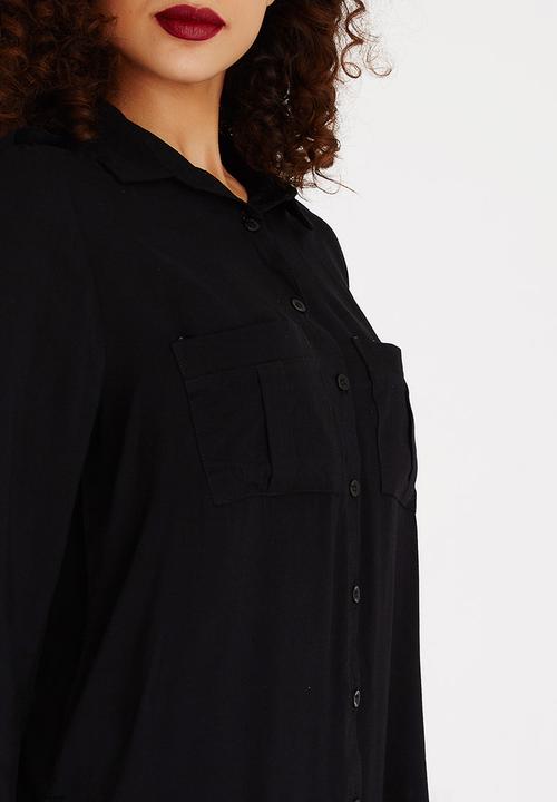 edit - Utility Blouse Black