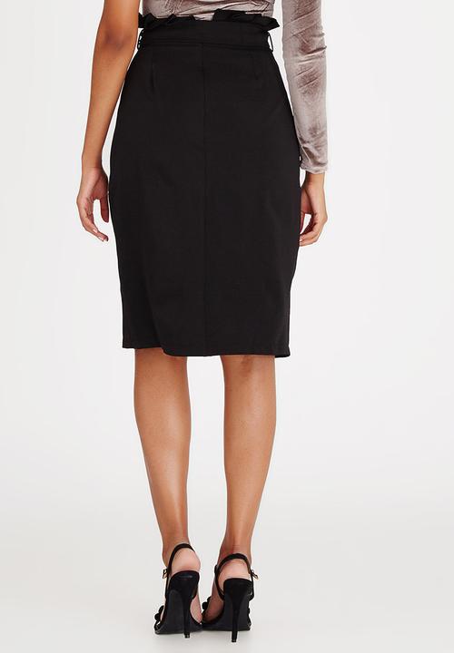 STYLE REPUBLIC - Wrap Midi Skirt Black