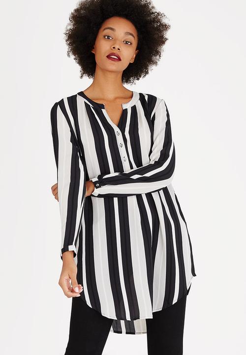 ONLY - Nova Lux Long Tunic Shirt Blue
